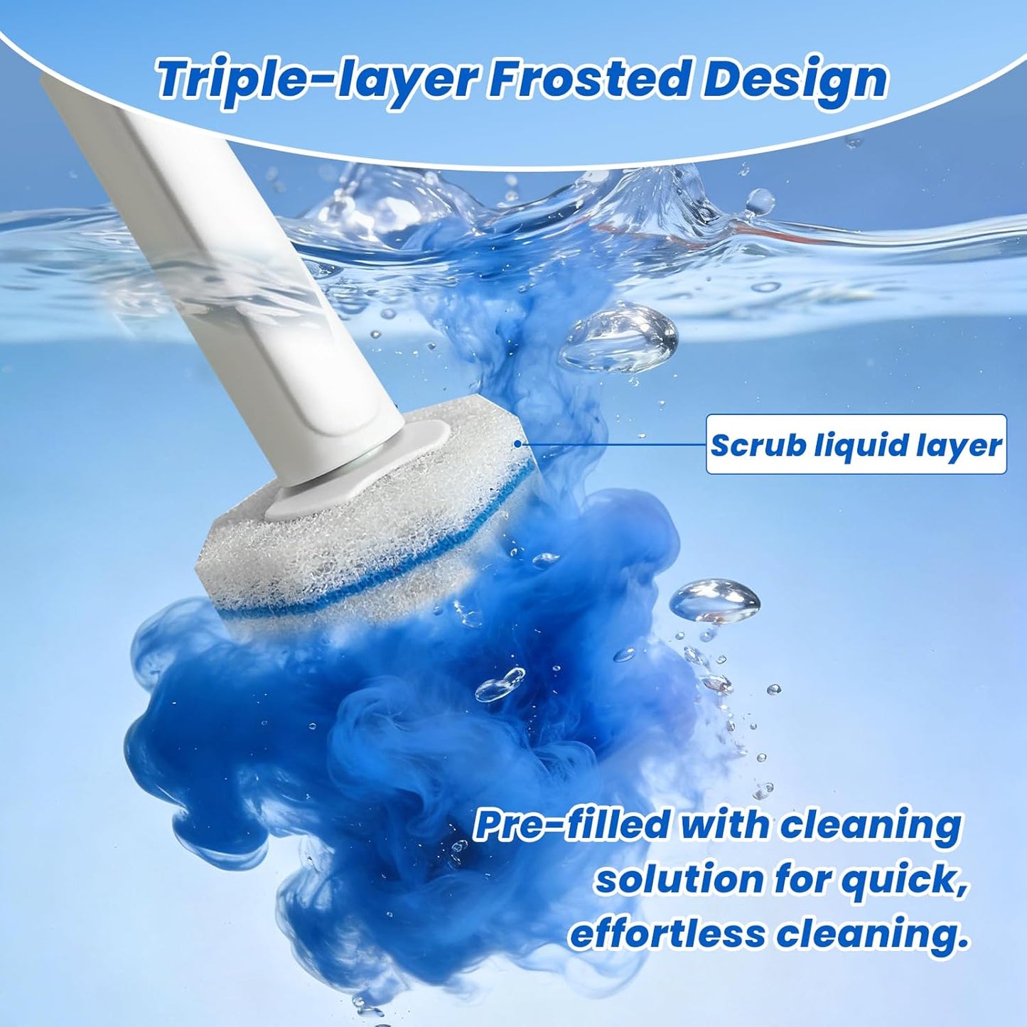 Disposable Toilet Brush Set
