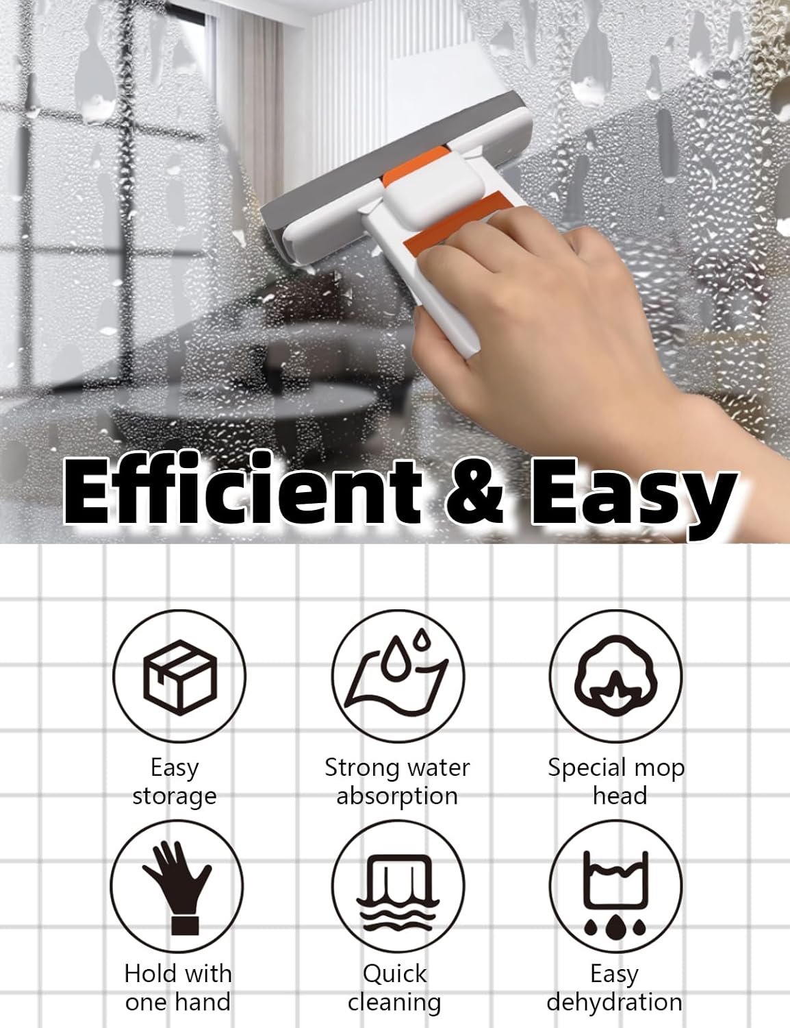 Mini Self-Squeeze Cleaning Mop