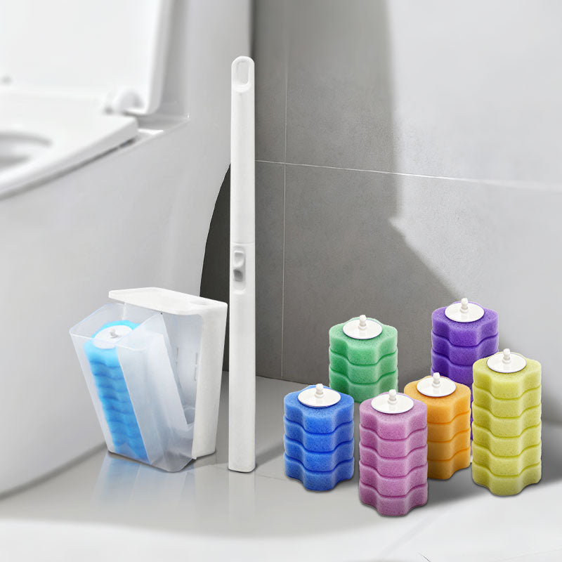 Disposable Toilet Brush Set