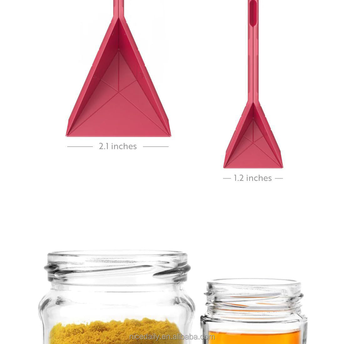 3-in-1 Flat Measuring Spoons (2-Piece Set)